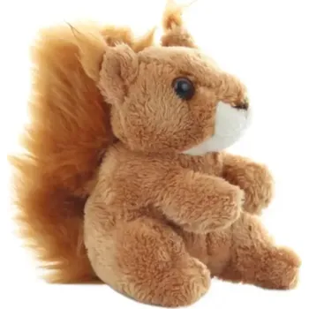 plyšák Plyšová veverka sedící 12 cm (Plyšová veverka)