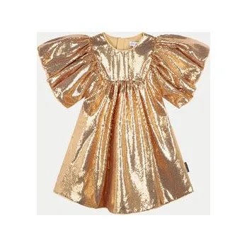 Dámské šaty Marc Jacobs Elegantní šaty W60242 D Zlatá Regular Fit 12_