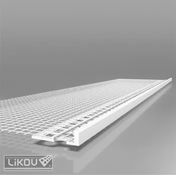 Stavební materiál Likov Plastový ukončovací profil s tkaninou 6 mm, Délka lišty: 2,5 m