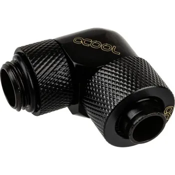 PC ventilátor Alphacool Eiszapfen Anschluss 90 Grad G1/4 Zoll AG auf 13/10mm úhlová spojka pro vodní chladič