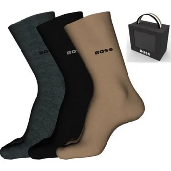 Pánské ponožky BOSS pánské ponožky 3 pack 260 v dárkové krabičce - Vícebarevné / Univerzální