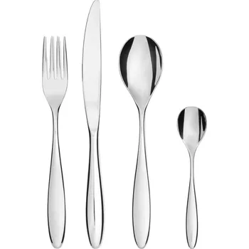 Příbor Sada příborů MAMI, sada 24 ks, stříbrná, Alessi
