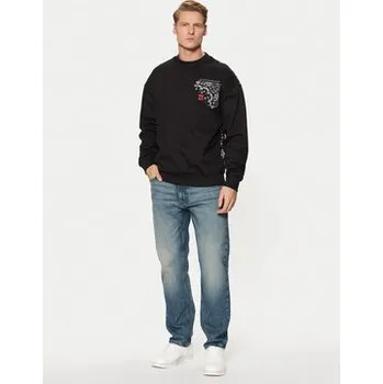 Pánská mikina HUGO Mikina Derumkek 50532094 Černá Relaxed Fit S