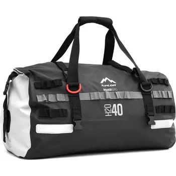 Zavazadlo na motocykl X-PLOR Válec X-PLOR ROADBAG 40L voděodolný, černý/bílý