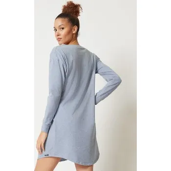 Dámská noční košile Skiny Noční košile 80773 Šedá Regular Fit 36