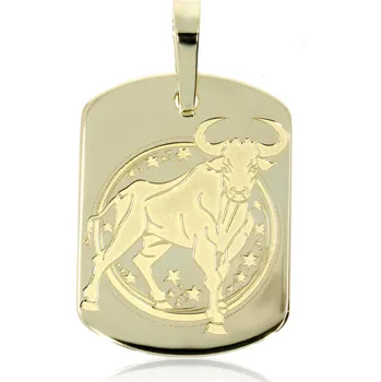 Přívěsek Zlatnictví Helios Zlatá destička znamení býk