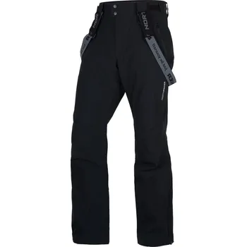 Pánské kalhoty Northfinder Pánské lyžařské komfortní kalhoty regular střih s odepínatelnými kšandami WILFRED, černá, XL