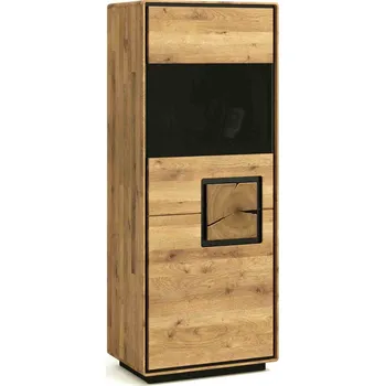 Knihovna Dubová komoda Arizona 1L z masivu