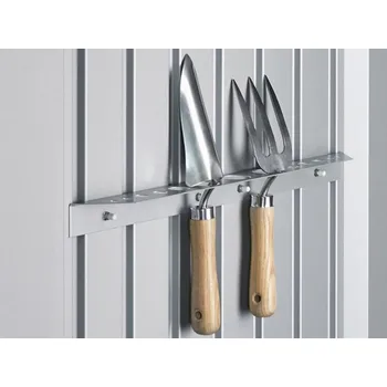 Zahradní domek Držák na nářadí k domku Biohort, šedý křemen BH47081