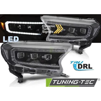 Přední světlomet přednÍ SVĚTLO LED ČERNÉ pro FORD RANGER V 16-22