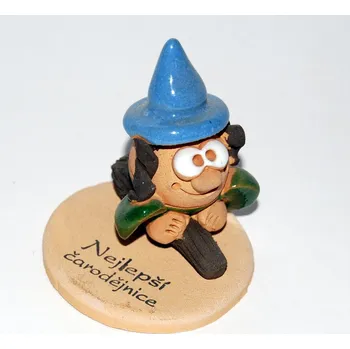 Žertovný předmět Miniatura keramická druh: čarodějnice