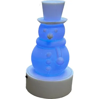 Elektronická stavebnice LED Sněhulák 3D (stavebnice)