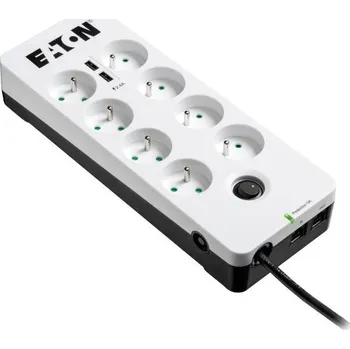 Přepěťová ochrana EATON přepěťová ochrana Protection Box 8 Tel@ USB FR, 8 zásuvek + 2x USB + telefon