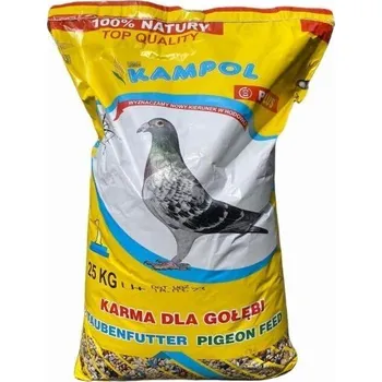 Krmivo pro hospodářské zvíře KAMPOL Zob pro holuby Vdovce super Top energy 25 kg