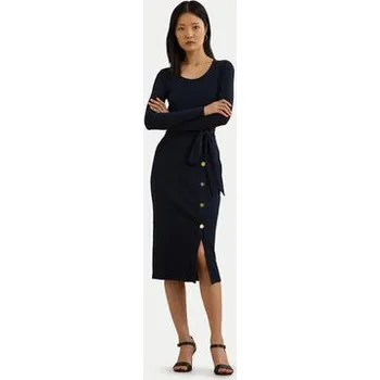 Dámská móda LAUREN RALPH LAUREN Úpletové šaty 250889290005 Tmavomodrá Slim Fit 6