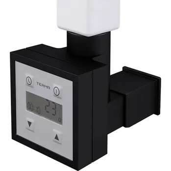 Topná tyč Terma KTX 3 topná tyč s termostatem Barva: Černá, Výkon topné tyče: 800 W, Typ kabelu topné tyče: Přímé napojení do zdi s krytkou (bez kabelu)