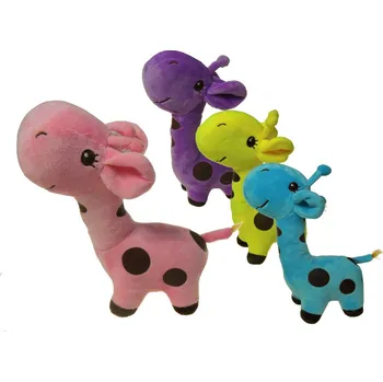 plyšák Žirafka barevná