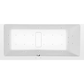 Vana MARLENE hydromasážní vana, 200x90x48cm, Active Hydro-Air, chrom