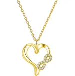 Olivie Stříbrný pozlacený náhrdelník JSI V MÉM SRDCI 9239 Ag 925; ≤4,1 g.