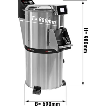 Kuchyňská škrabka G.Gastro Škrabka na brambory - kapacita: 400 kg/h