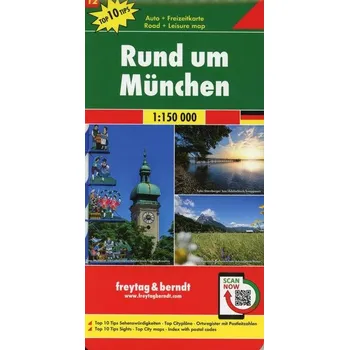 Rund um München, Autokarte 1:150.000, Top 10 Tips, Blatt 12