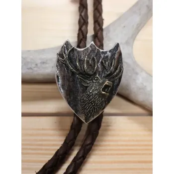 Přívěsek Myslivecké bolo erb - troubící jelen - hlava (Ozdobný lovecký přívěsek)