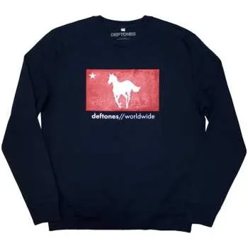 Pánská mikina Merch Deftones: Deftones Unisex Sweatshirt: Star & Pony (medium) M