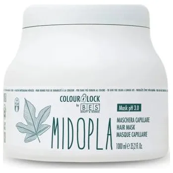 Vlasová regenerace Bes Colour Lock MIDOPLA hair mask - rekonstrukční maska 1000 ml