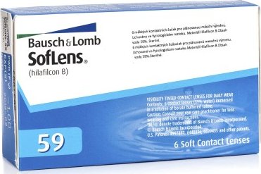 Měsíční kontaktní čočky SofLens 59 (6 čoček) Soflens