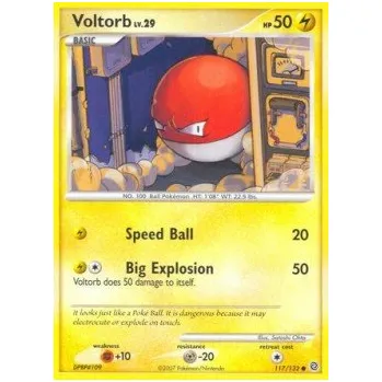 Volný čas Pokémon SW 117/132 Voltorb Lv.29 - Secret Wonders Stav: Good, Verze: NORMAL