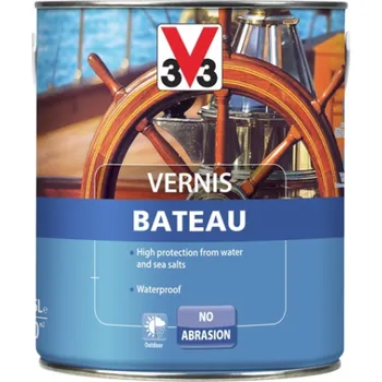 Lak na dřevo Lak na jachty V33, jantarová barva, 2,5l