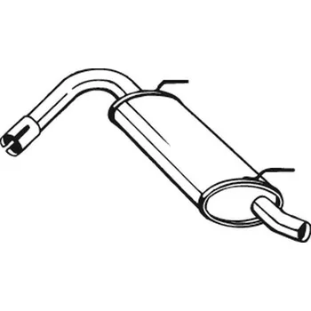 Autodíl Zadní tlumič výfuku BOSAL 148-135