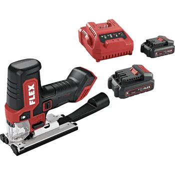 FLEX JSP 12-EC/2.5 Set, Aku-přímočará pila 12 V (Verze: s nabíječkou a 2x baterií 2.5 Ah)