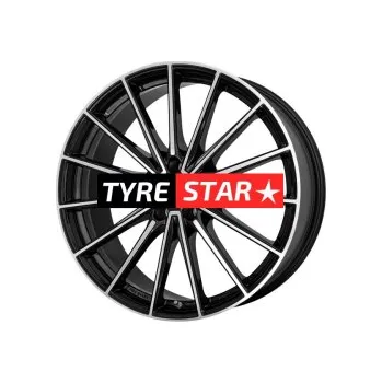 Alu kolo Brock B43 10x20 5x114.3 ET45 Schwarz Glanz Voll-Poliert (SGVP)