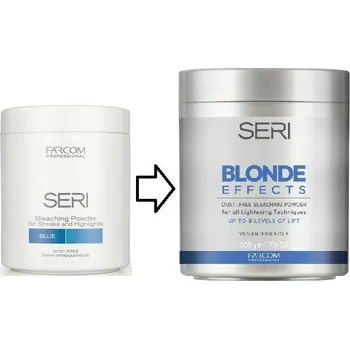 Příslušenství k barvení vlasů SERI BLONDE EFFECTS 500g - Seri melírovací prášek