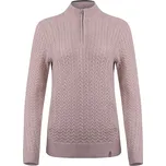 Kjus Women Cashmere Luxe Half-Zip EU42, Sand Melange-Bone White, dámské