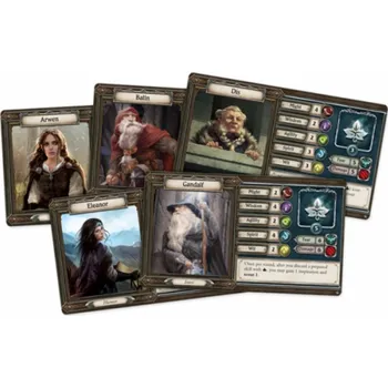 Asmodee Lord of the Rings: Journeys through Middle-earth - Dark Paths, desková hra