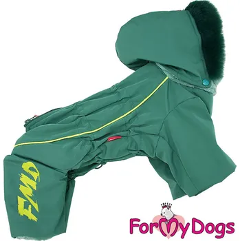 Obleček pro psa FOR MY DOGS Overal MAT GREEN, membrána, zelený Velikost: 16/L