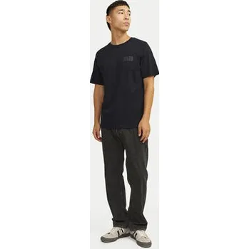 Oblečení a móda Jack & Jones T-Shirt Corp Logo 12151955 Černá Standard Fit S