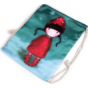 Dětský batoh Pro Háčkování Vak na záda s motivem 33 x 43 petrolejová