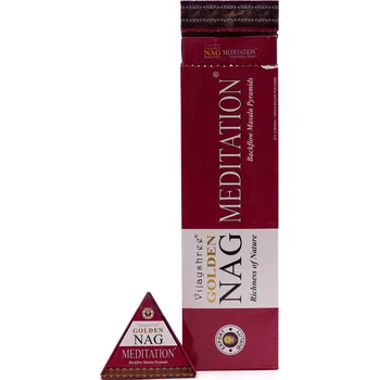 Aroma difuzér 42g Jumbo Golden Nag - Vonné Kužely Varianta: Meditace Back Flow Vonné Kužely -