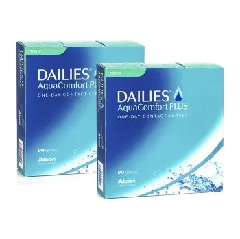 Kontaktní čočky Jednodenní kontaktní čočky DAILIES AquaComfort Plus Toric (180 čoček) Dailies