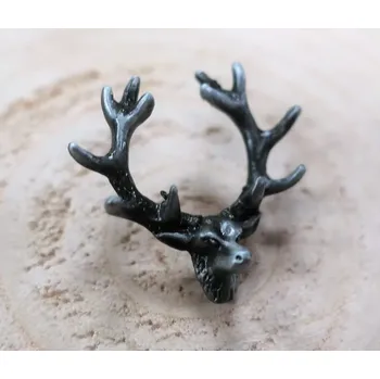 Odznak - paroží stříbrné (Myslivecká ozdoba)