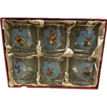 Sklenice Myslivecká sada na whisky (Skleněná sada)