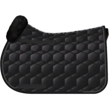 Podsedlová dečka Mattes Square Quilt Sheen pravý beránek zespodu a vpředu