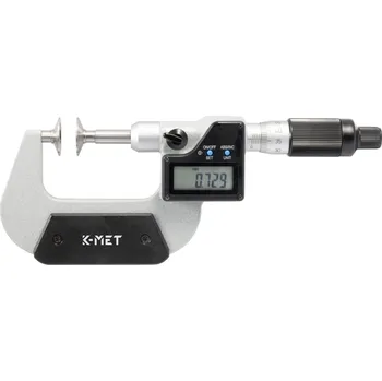 Digitální mikrometr na ozubená kola KINEX/K-MET 150-175mm/0,001/0.001mm, DIN 863 (7070-02-175)