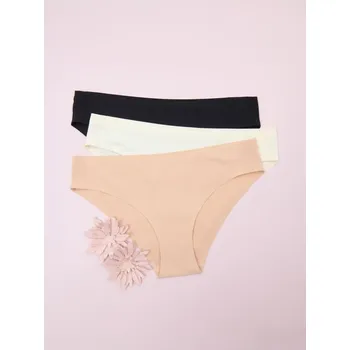 Dámské spodní prádlo Sinsay - Sada 3 kusů kalhotek - vícebarevná - 766CE-MLC - 766CE-MLC-S
