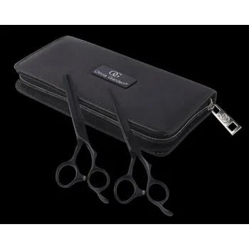 Kadeřnické nůžky Olivia Garden Shear Black Label Set pro praváky (6,50+6.35)