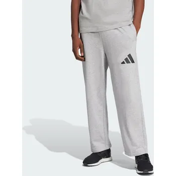 ADIDAS Kalhoty Essentials Wide Leg 3 Bar Logo S ČERNÁ|ŠEDÁ