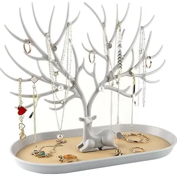 Souprava šperků Držák šperků Bílá